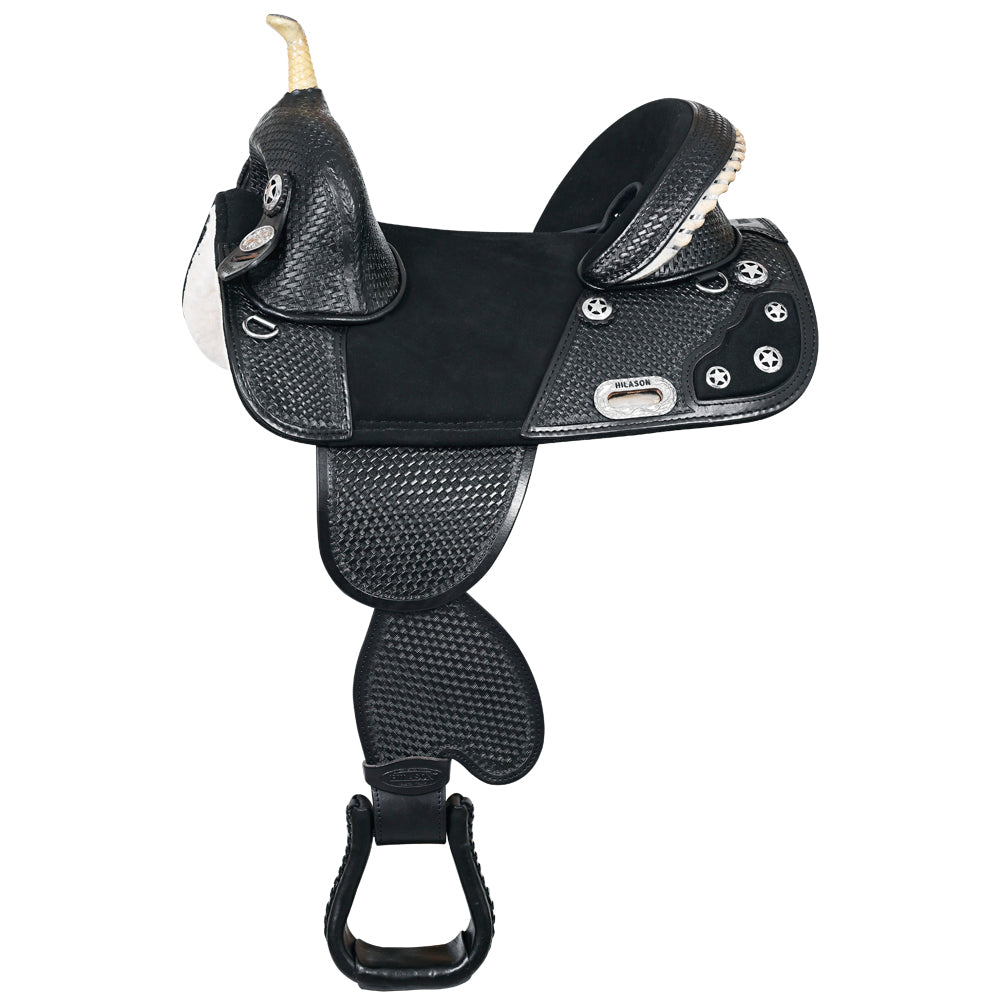 Hilason Western Horse Saddle Treeless American Leather Trail Barrel Tack