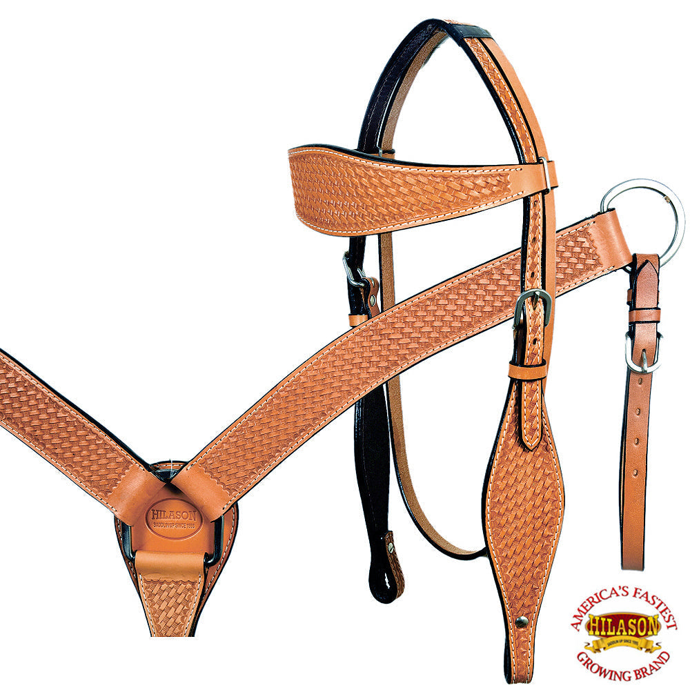 Hilason Western Horse Saddle Treeless American Leather Trail Barrel Tack