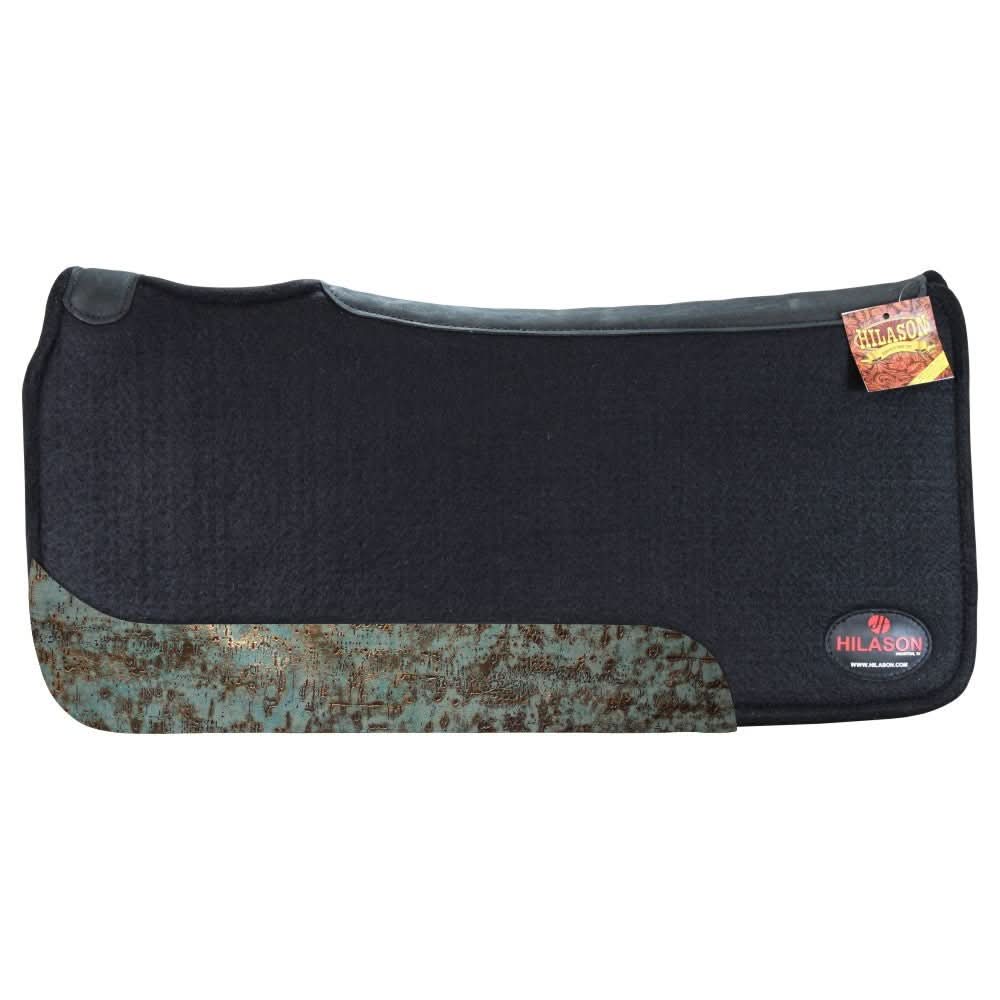 HILASON 31 In X 30 In Western Horse 100% Wool Felt Saddle Pad