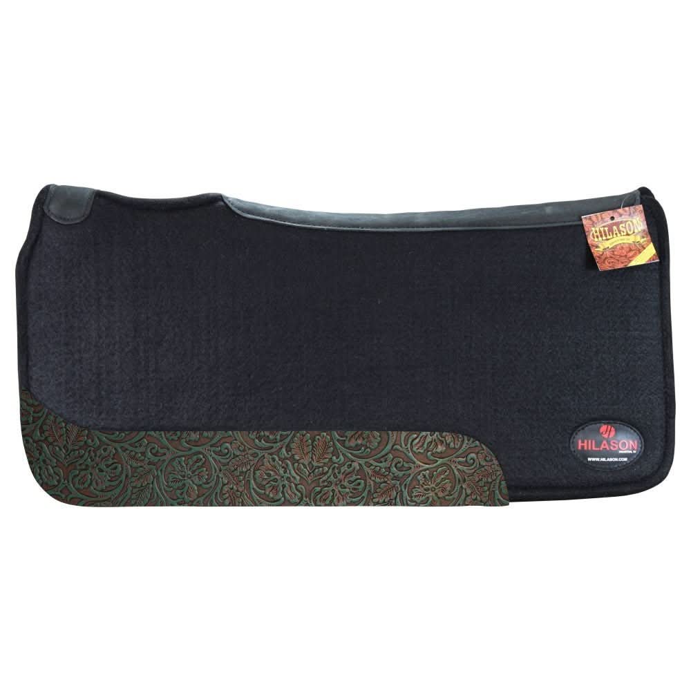 HILASON 31 In X 30 In Western Horse 100% Wool Felt Saddle Pad