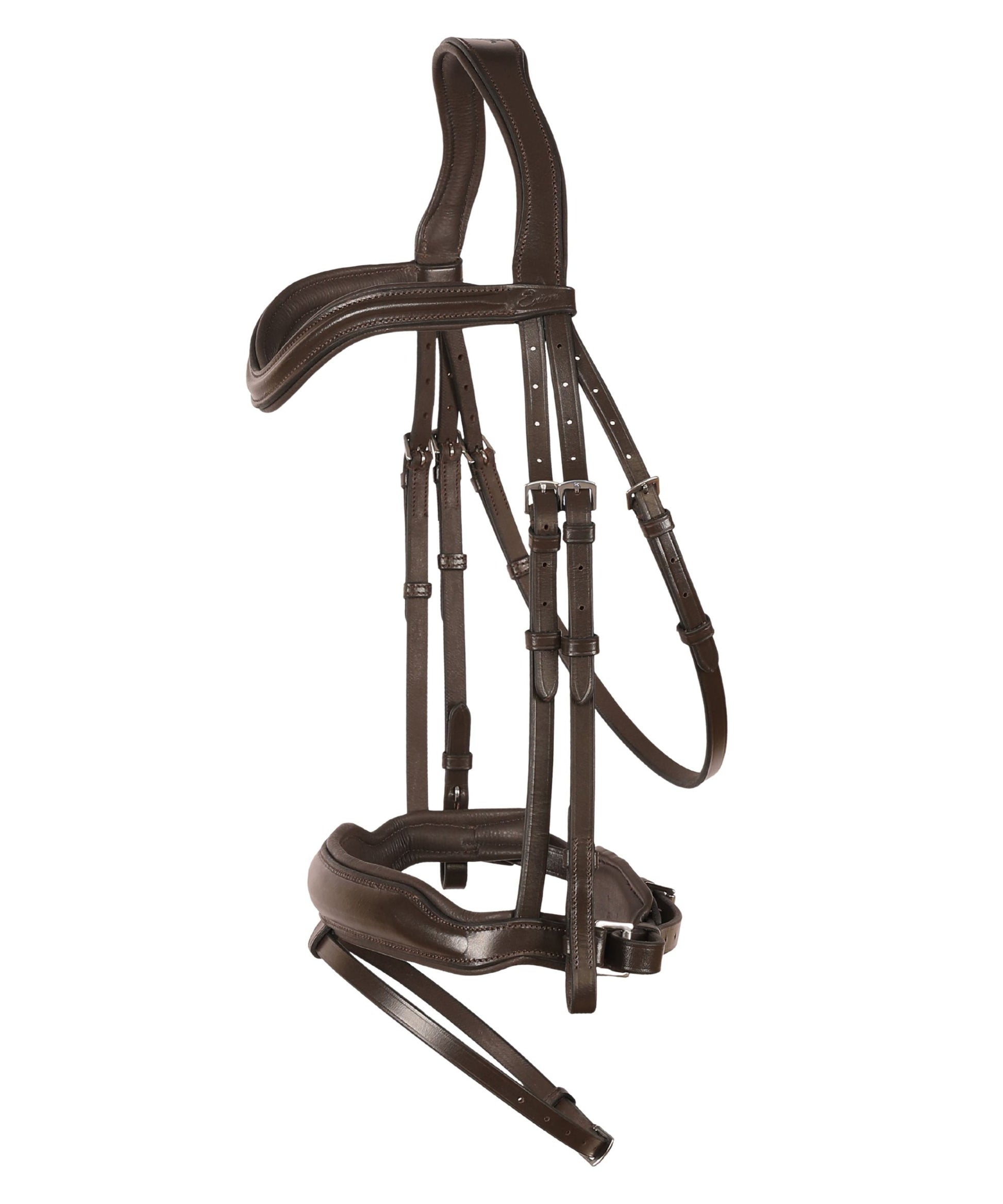 ExionPro 'Leo' Classic Dressage Bridle with Reins