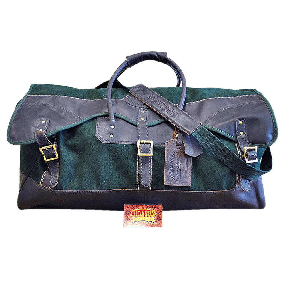 28”W x 14”H x 12”D Canvas Leather Duffle Bag Large 28 Inches