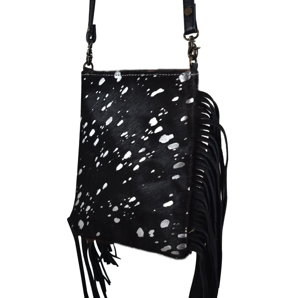 American Darling Cross Body Hair On Genuine Leather Women Bag Western Handbag Purse