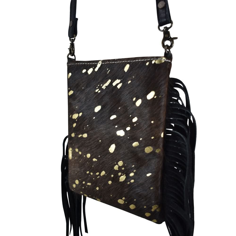 American Darling Cross Body Hair On Genuine Leather Women Bag Western Handbag Purse