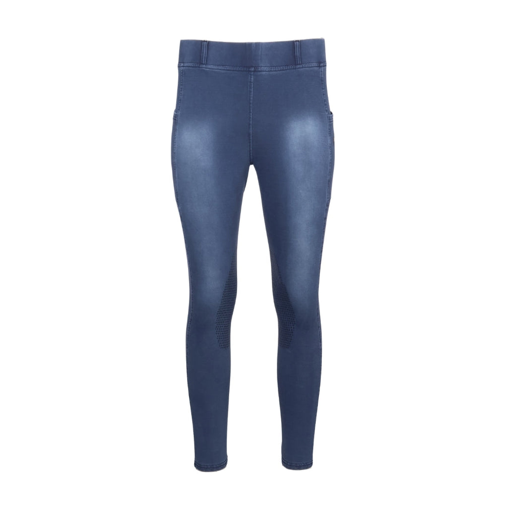 Equine Couture Soft Wash Silicon Knee Patch Tights with Phone Pocket