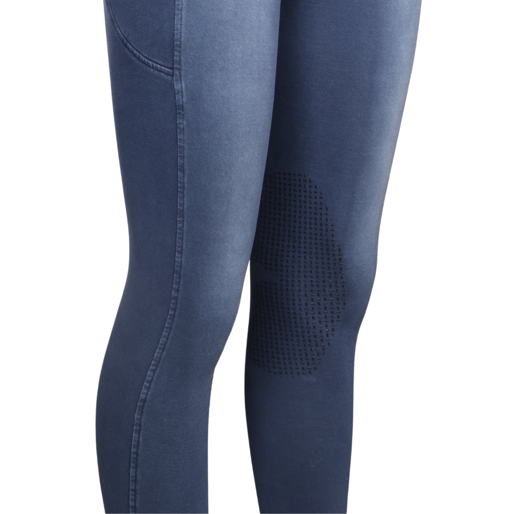 Equine Couture Soft Wash Silicon Knee Patch Tights with Phone Pocket
