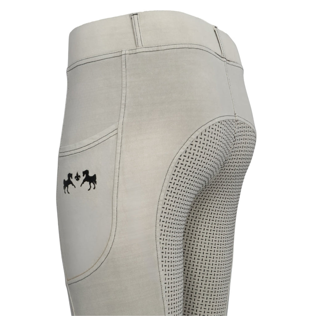 Equine Couture Soft Wash Silicon Full Seat Tights with Phone Pocket