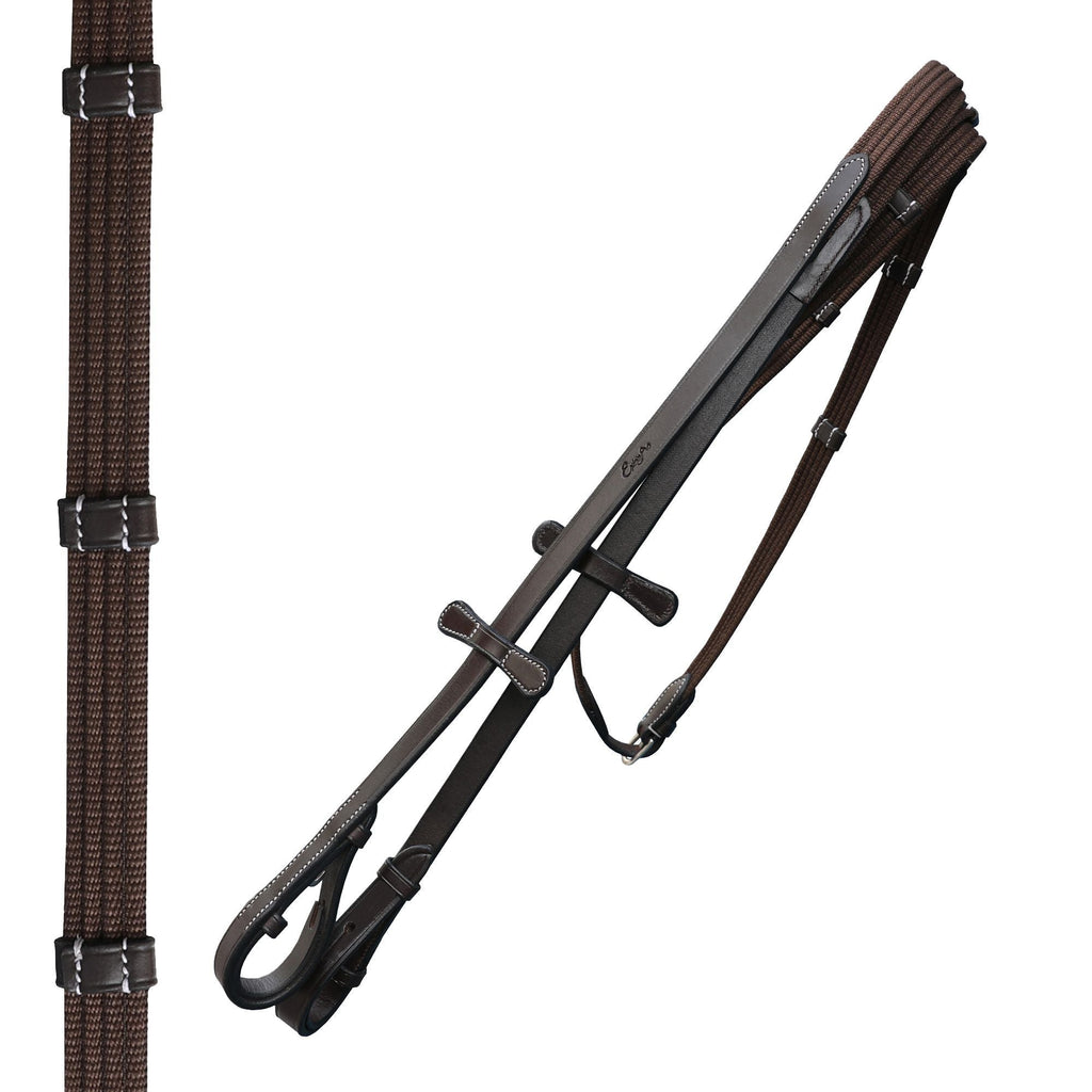 ExionPro Pressure Relief Crown Dressage Bridle with Web Reins