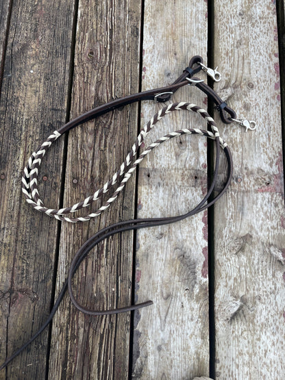 BH 6ft laced split reins