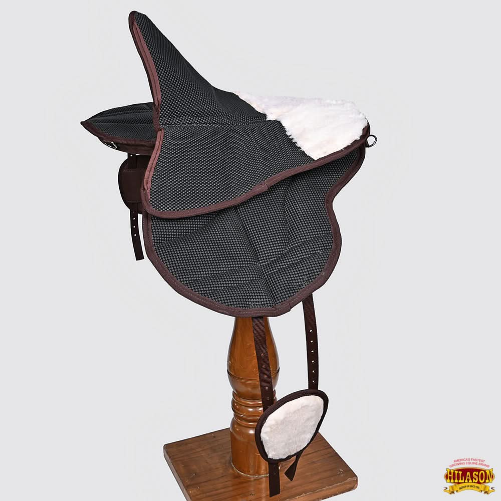 Hilason Horse Bareback Saddle Ride On Pad Anti Slip Base