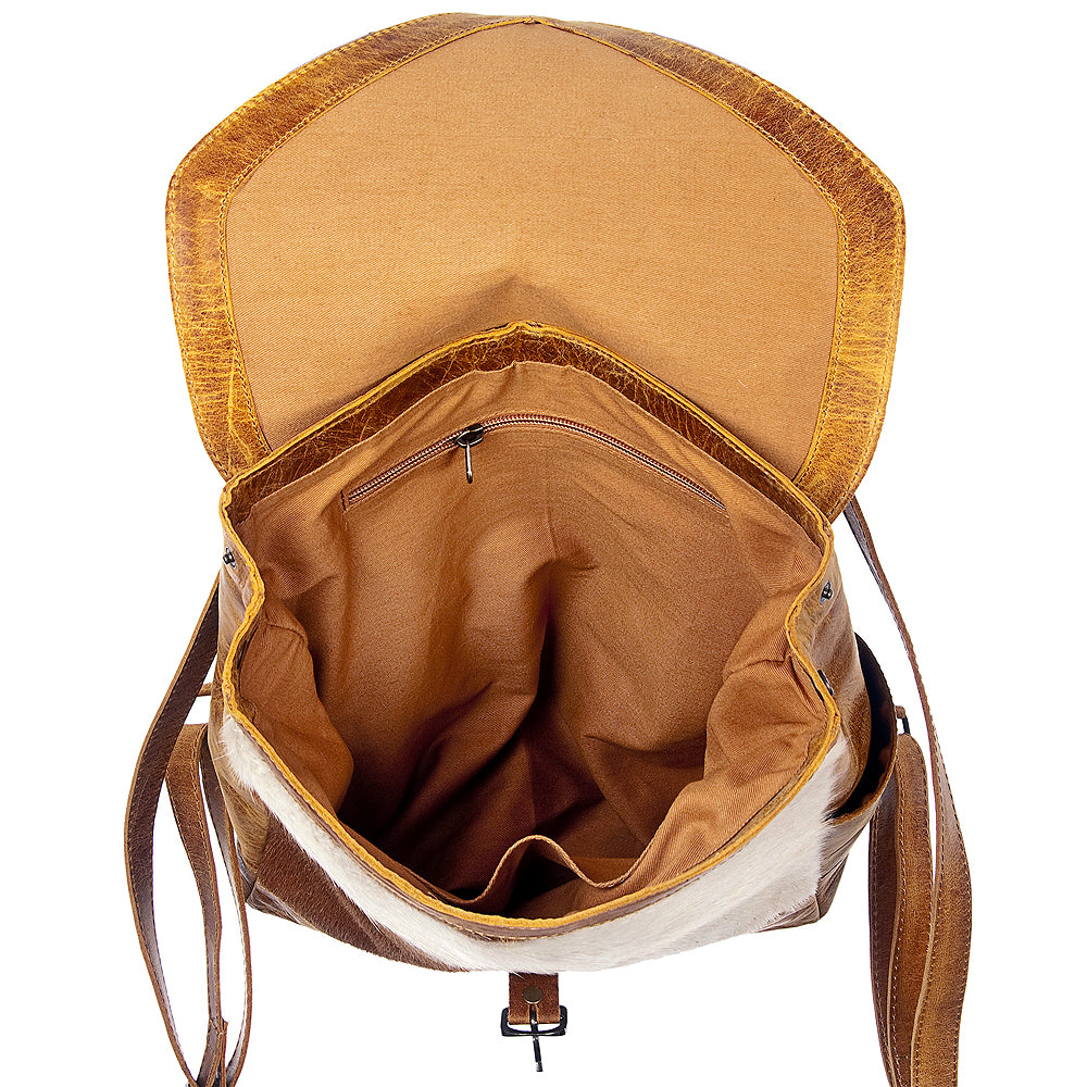 ADBG386TAW American Darling Hand Tooled Hair On Genuine Leather Women Bag Western Handbag Purse