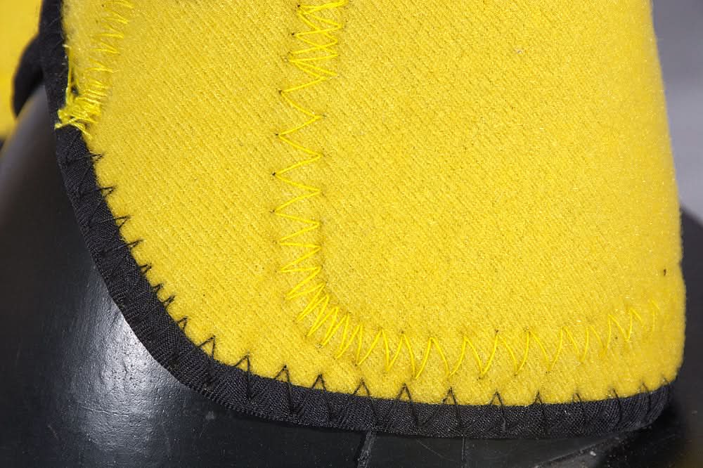 HILASON Bell Boots for Horses No Turn Protection Comfort & Durability Quick Wrap Hook and Loop Jumping Boots Sold in Pairs