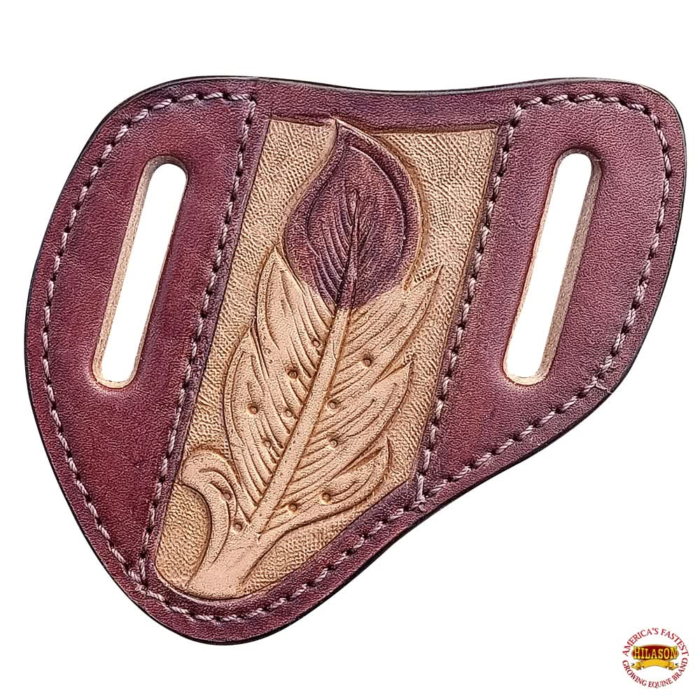 Hilason Western Style  Knife Scabbard Sheath Cover Genuine Leather