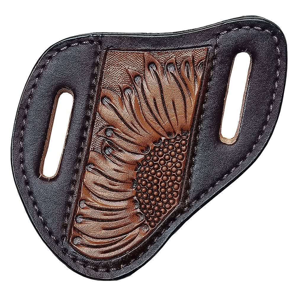 Hilason Western Style  Knife Scabbard Sheath Cover Genuine Leather