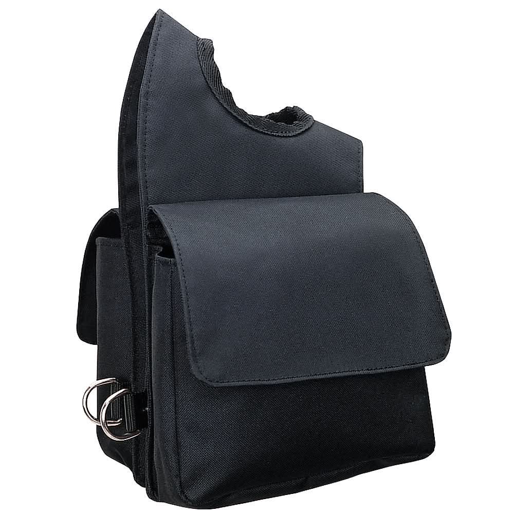 Weaver Nylon Pommel Horse Saddle Bag Western Tack Black