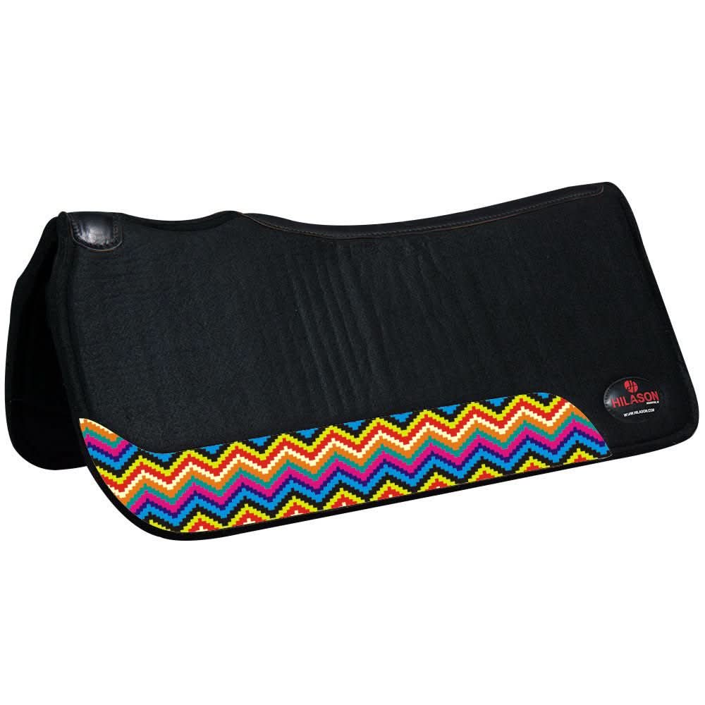 HILASON 31 In X 30 In Western Horse 100% Wool Felt Saddle Pad
