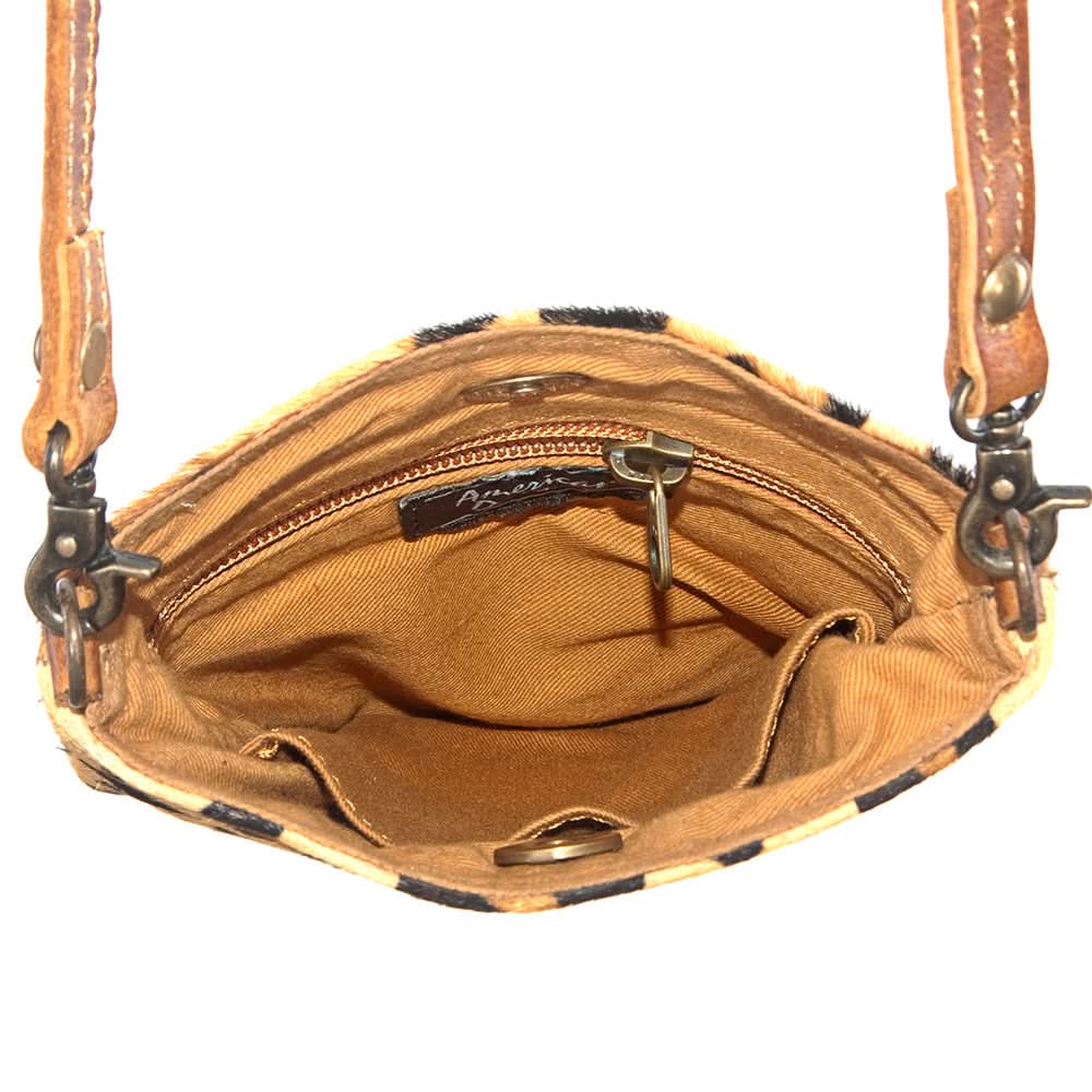 American Darling Cross Body Hair On Genuine Leather Women Bag Western Handbag Purse