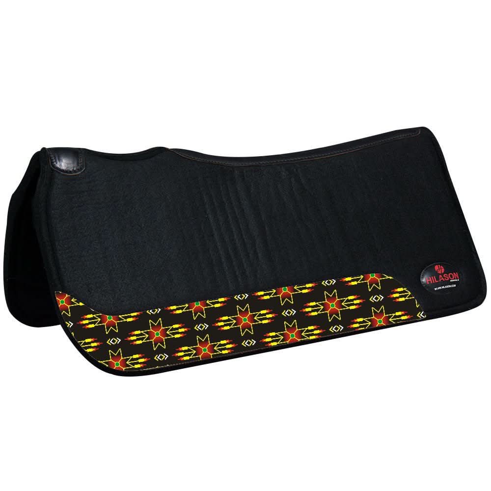 HILASON 31 In X 30 In Western Horse 100% Wool Felt Saddle Pad