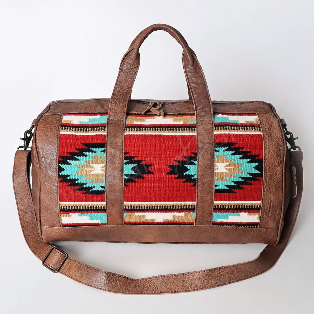 American Darling Duffel Hair On Genuine Leather Women Bag Western Handbag Purse