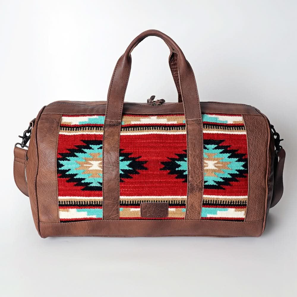 American Darling Duffel Hair On Genuine Leather Women Bag Western Handbag Purse