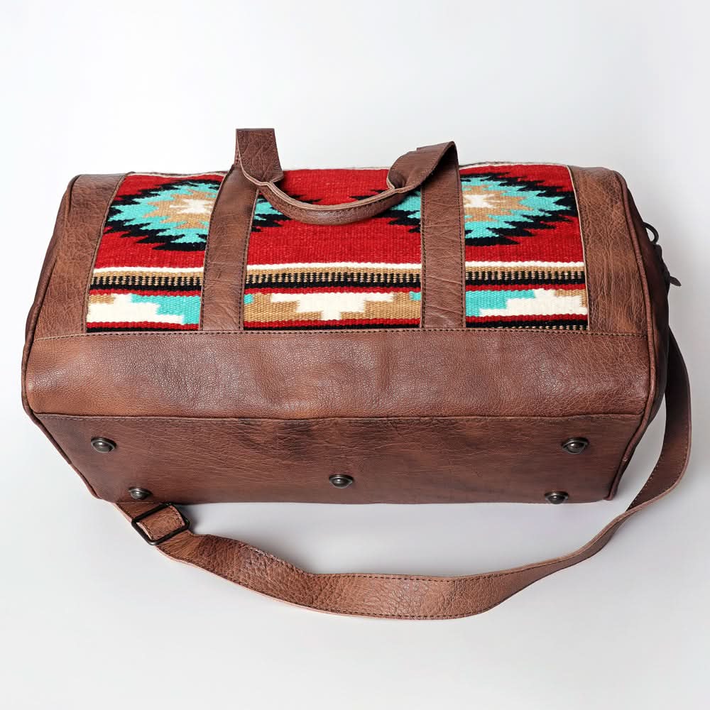 American Darling Duffel Hair On Genuine Leather Women Bag Western Handbag Purse