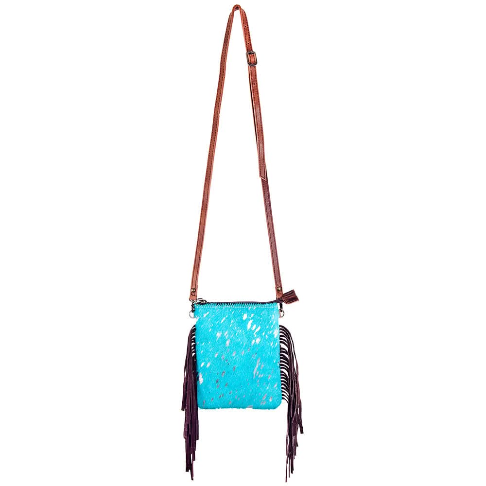 American Darling Cross Body Hair On Genuine Leather Women Bag Western Handbag Purse