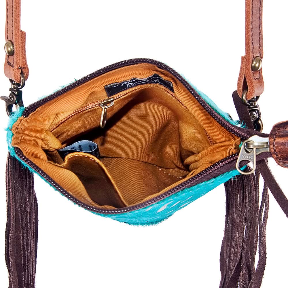 American Darling Cross Body Hair On Genuine Leather Women Bag Western Handbag Purse