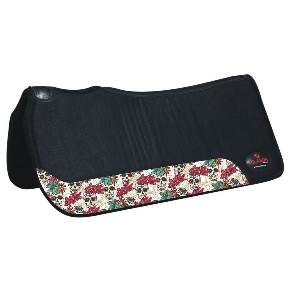 HILASON 31 In X 30 In Western Horse 100% Wool Felt Saddle Pad