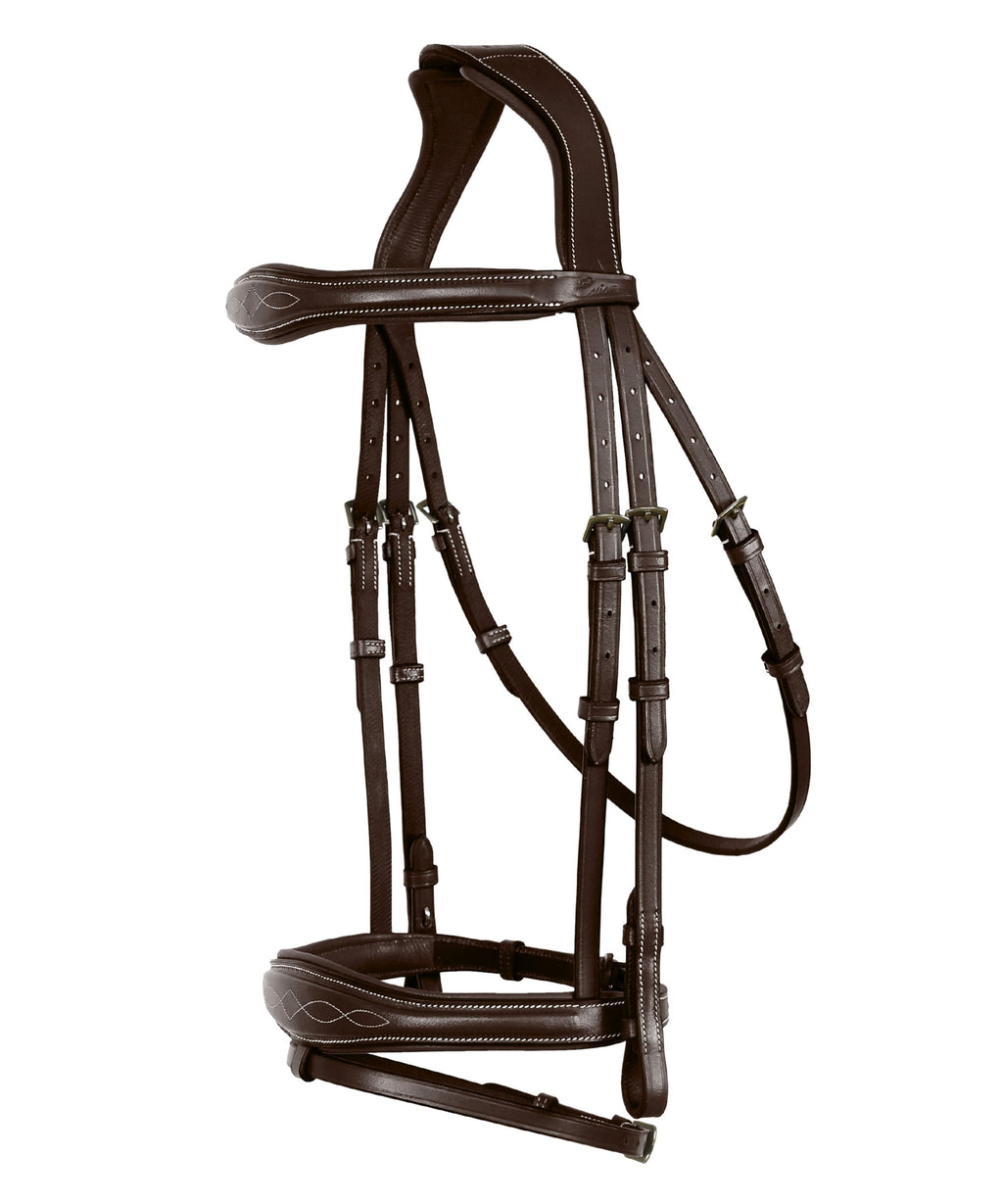 ExionPro 'Perseus' Anatomical Jumping Bridle with Reins