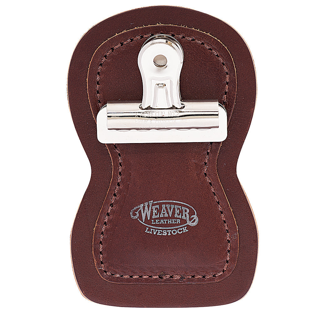 3 1/8 In X 5 In Weaver Leather Livestock Leather Show Holder Brown