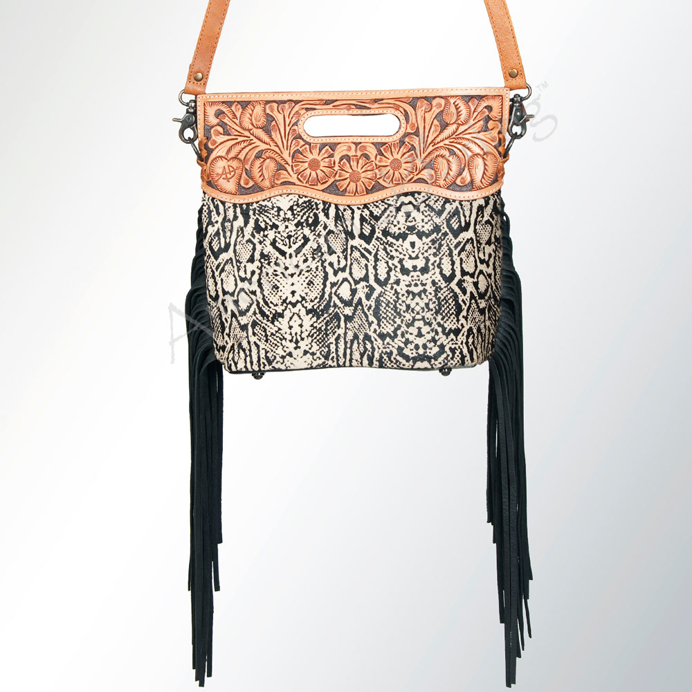 American Darling Clutch Hand Tooled Saddle Blanket Fabric Genuine Leather Western Women Bag Handbag Purse | Purses for Cute