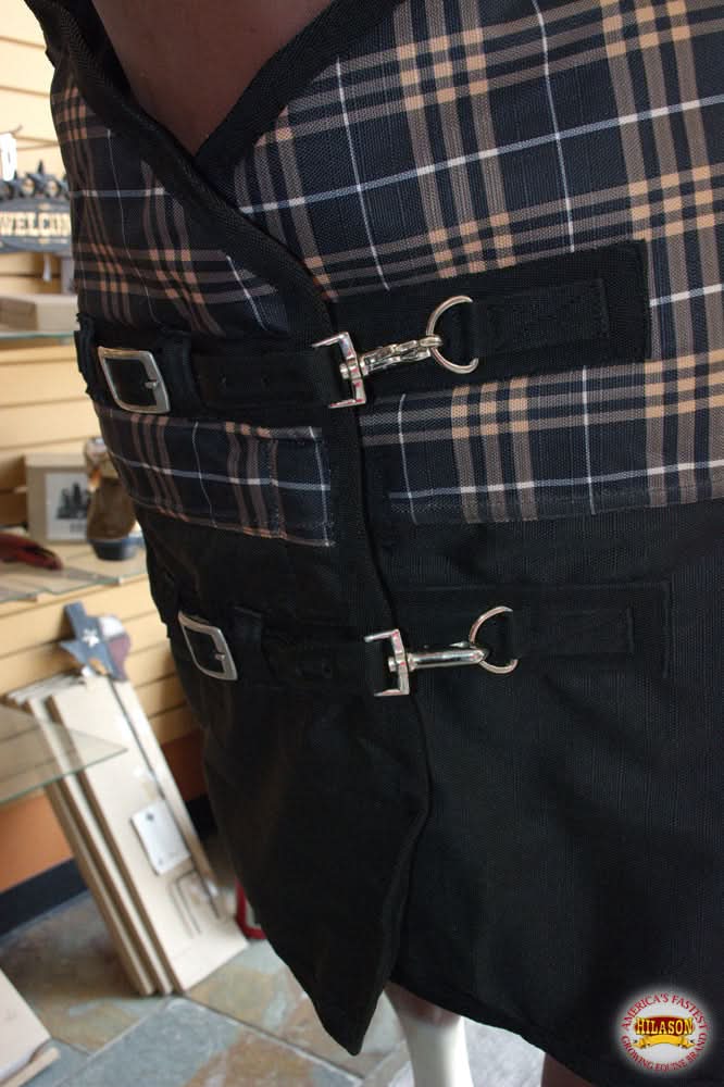 66"- 84" Hilason 1200D Winter Waterproof Turnout Horse Blanket Belly Wrap