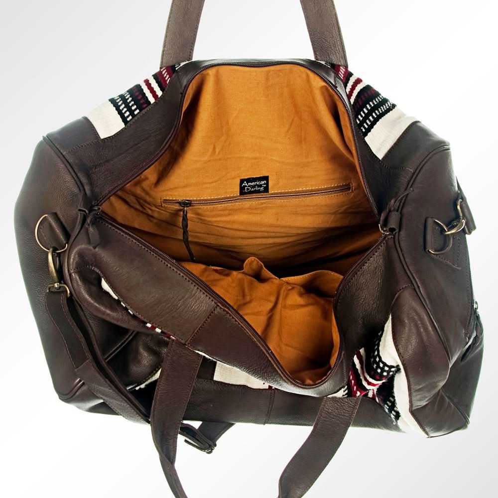 American Darling Saddle Blanket Genuine Leather Women Bag Western Handbag Purse