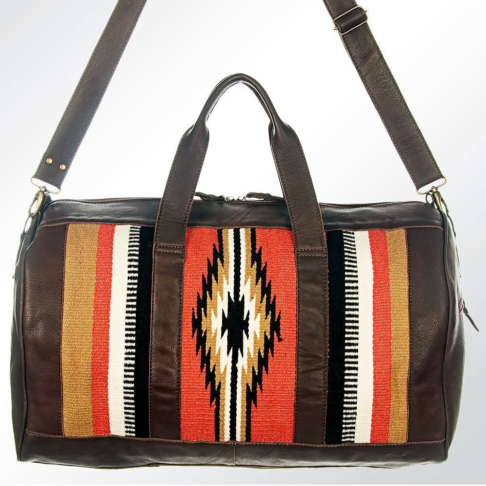American Darling Saddle Blanket Genuine Leather Women Bag Western Handbag Purse