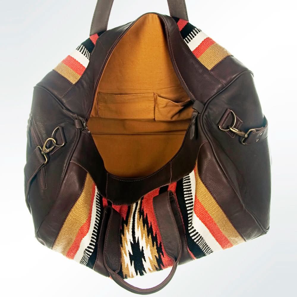 American Darling Saddle Blanket Genuine Leather Women Bag Western Handbag Purse