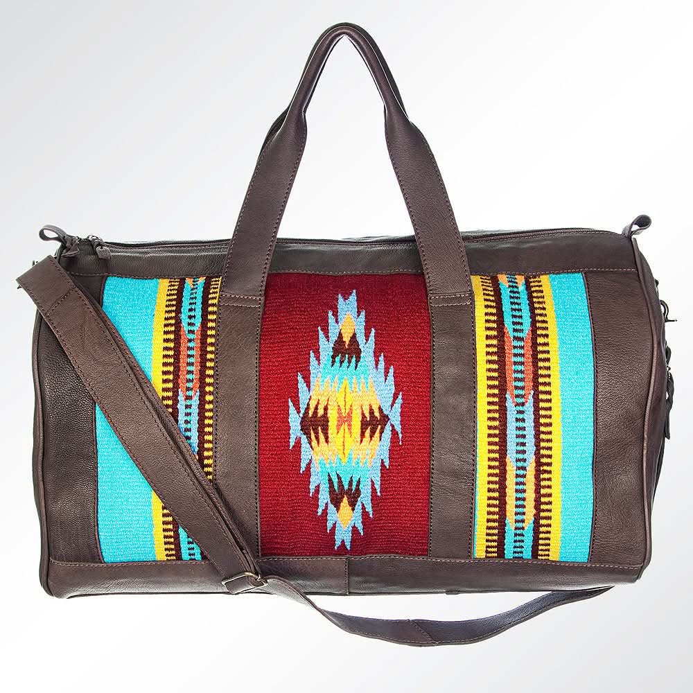American Darling Saddle Blanket Genuine Leather Women Bag Western Handbag Purse