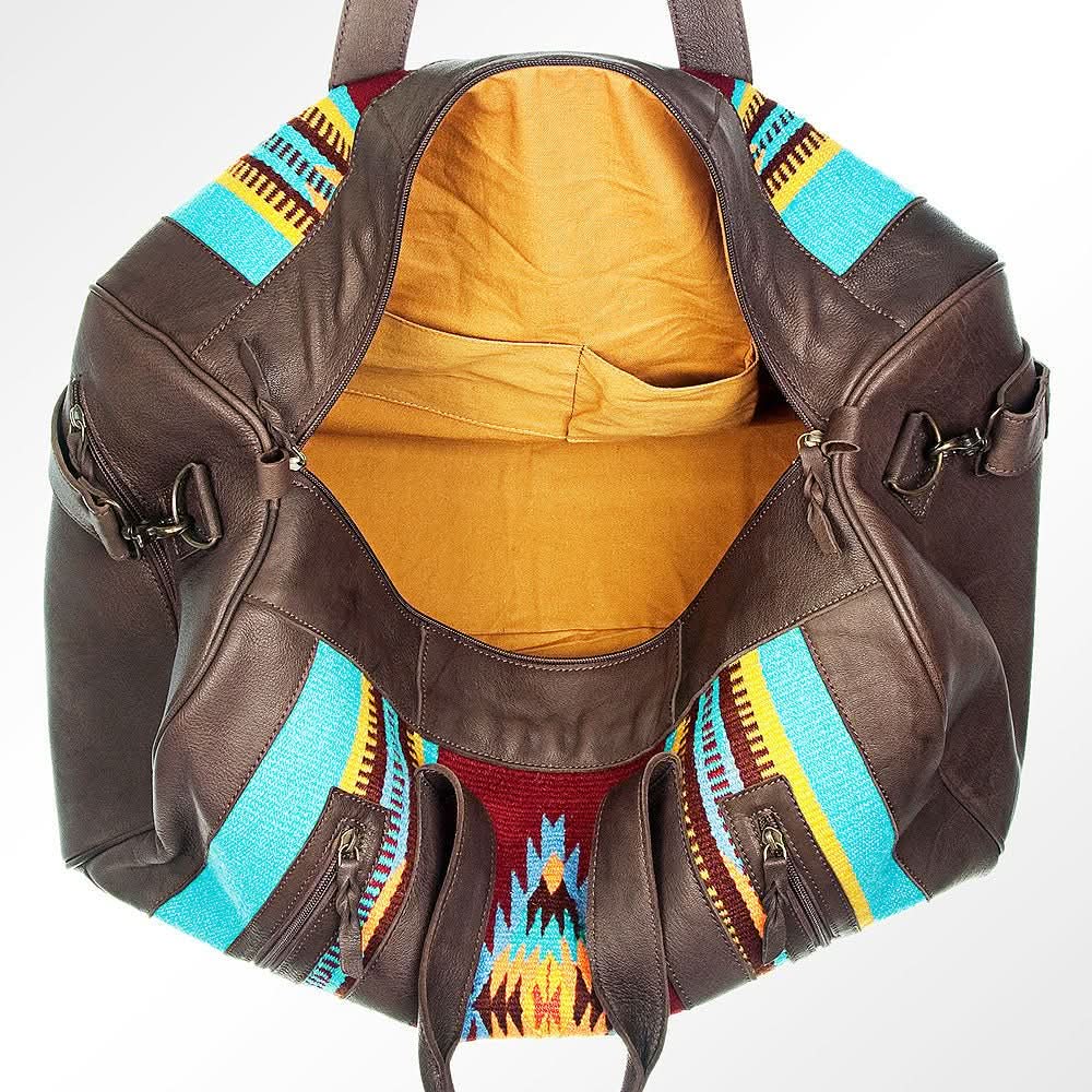 American Darling Saddle Blanket Genuine Leather Women Bag Western Handbag Purse