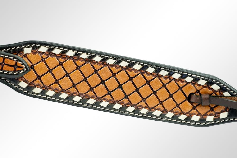 AMERICAN DARLING Western Horse Headstall American Leather Tan