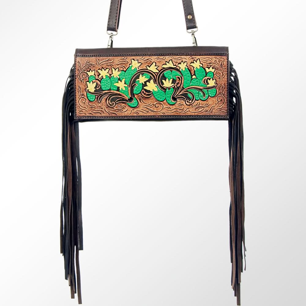 American Darling ADBGZ281 Wallet Hand Tooled Genuine Leather Women Bag Western Handbag Purse