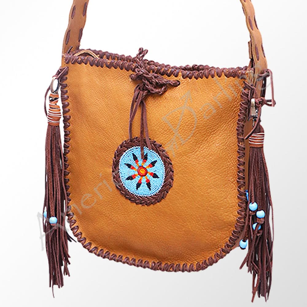 American Darling ADBGM122 Hobo Genuine Leather Women Bag Western Handbag Purse