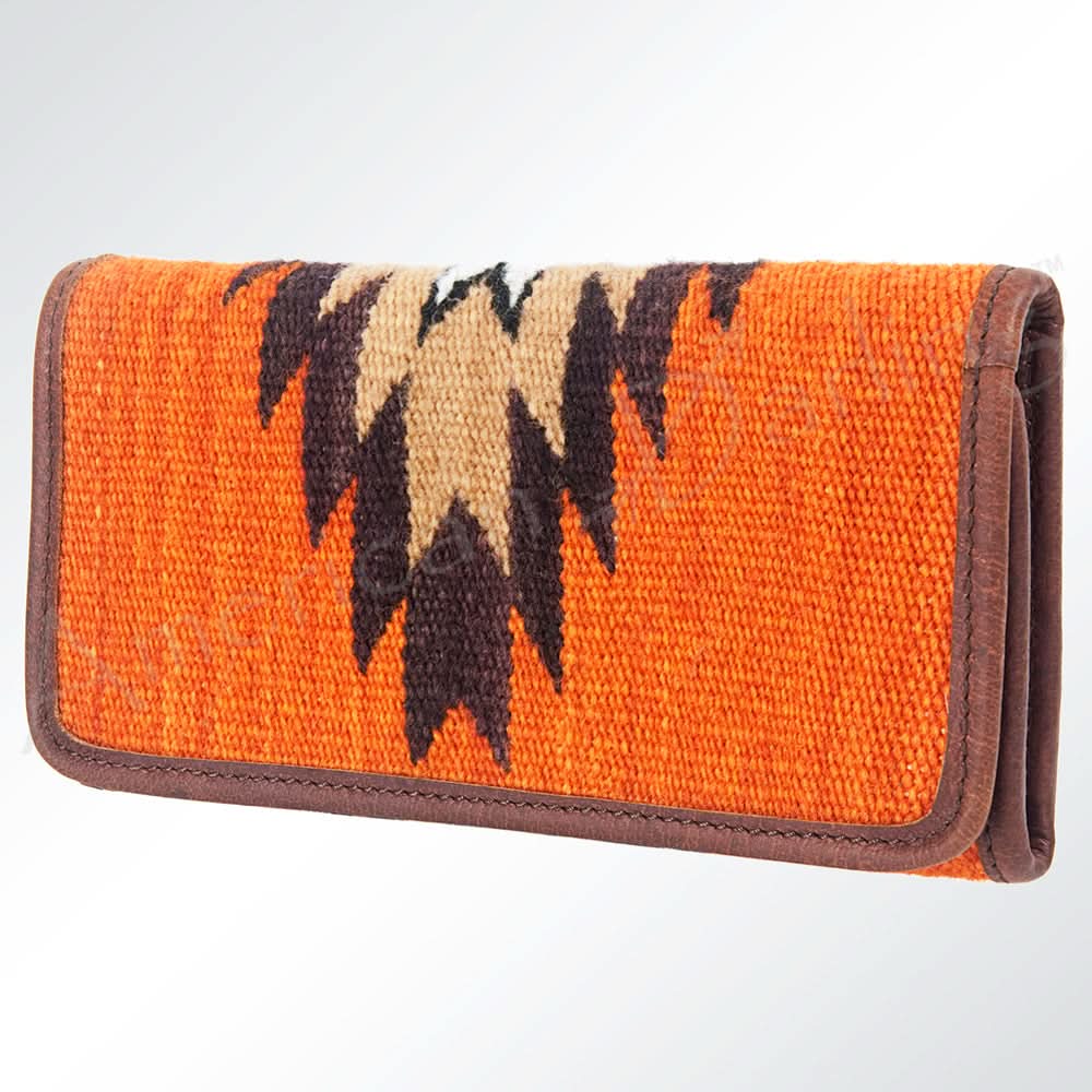 American Darling ADBG645 Wallet Saddle Blanket Genuine Leather Women Bag Western Handbag Purse