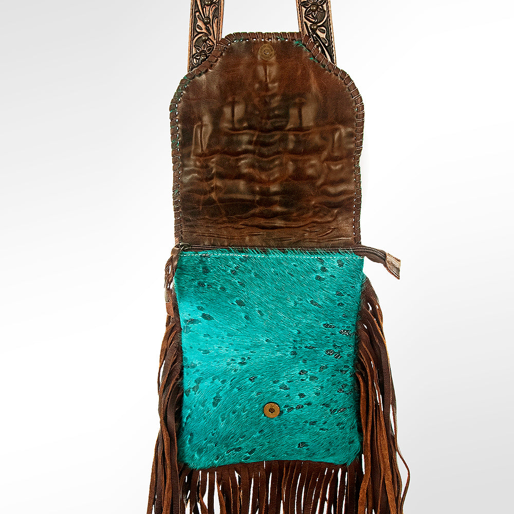 American Darling ADBG733 Crossbody Hair-On Genuine Leather Women Bag Western Handbag Purse