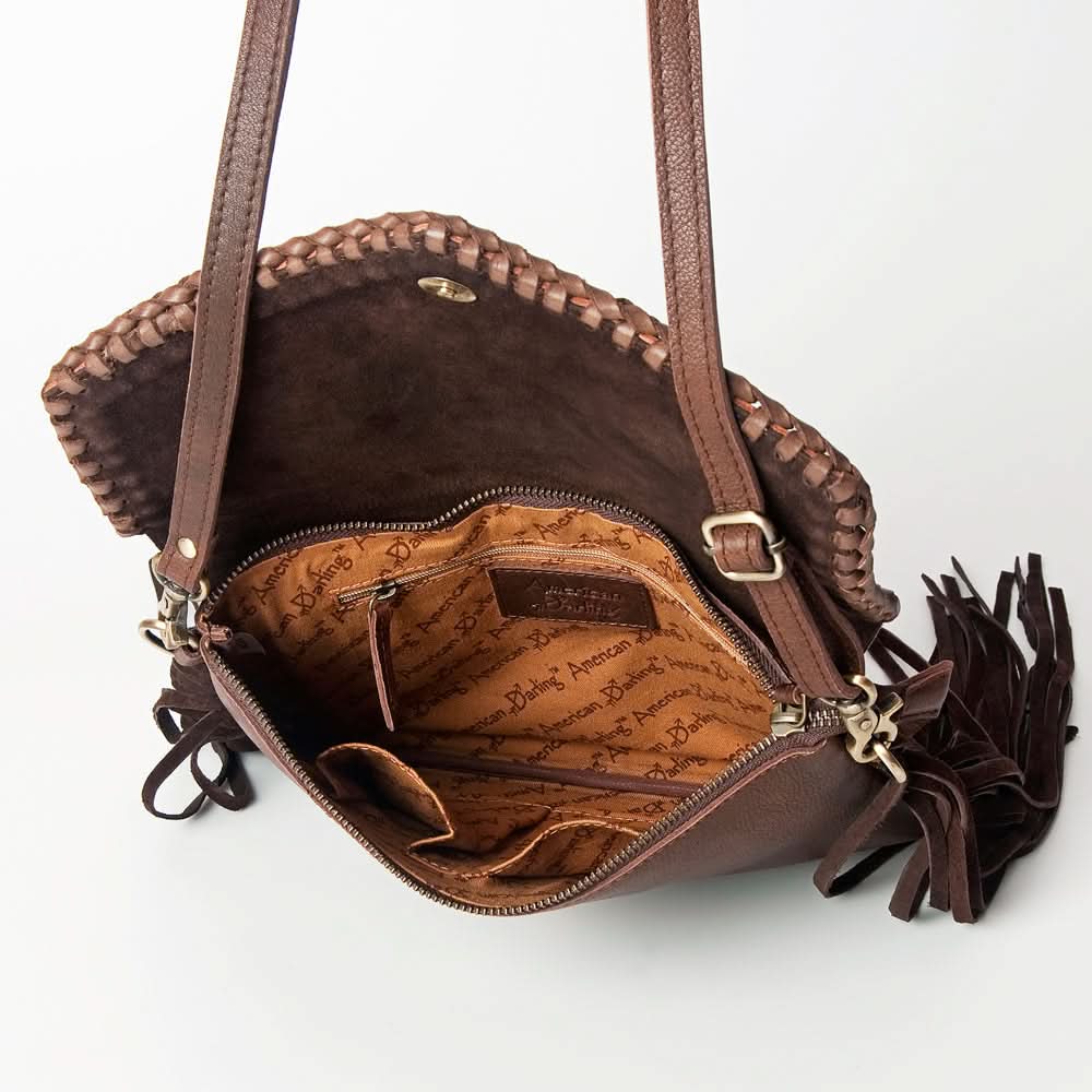 American Darling ADBGD119 Envelope Hand Tooled Genuine Leather Women Bag Western Handbag Purse