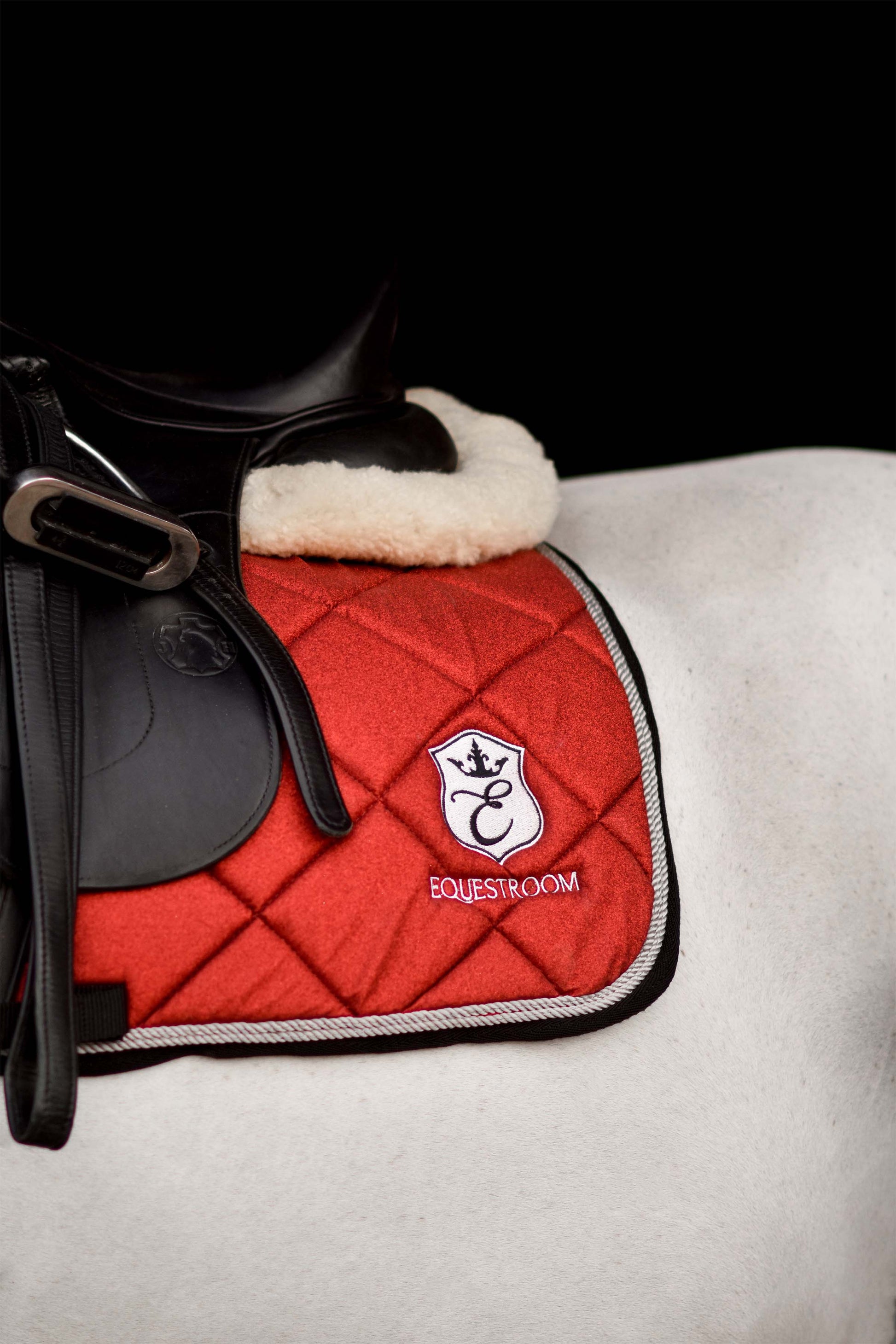 Scarlet Red Saddle Pad