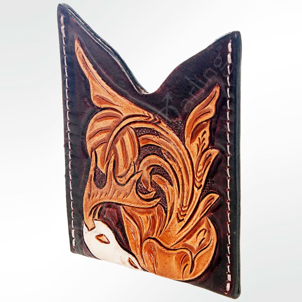 American Darling ADCCF103 Card-Holder Hand Tooled Genuine Leather Women Bag Western Handbag Purse