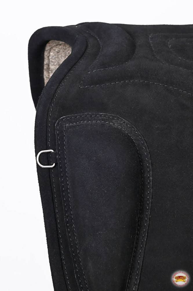 Sp100-F Baretek English Leather Bareback Horse Saddle Pad Trail Riding