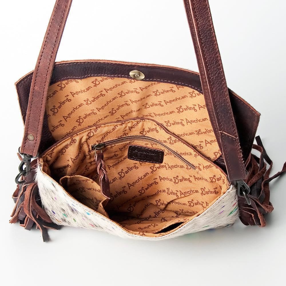 American Darling ADBGZ321 Crossbody Hair-On Genuine Leather Women Bag Western Handbag Purse