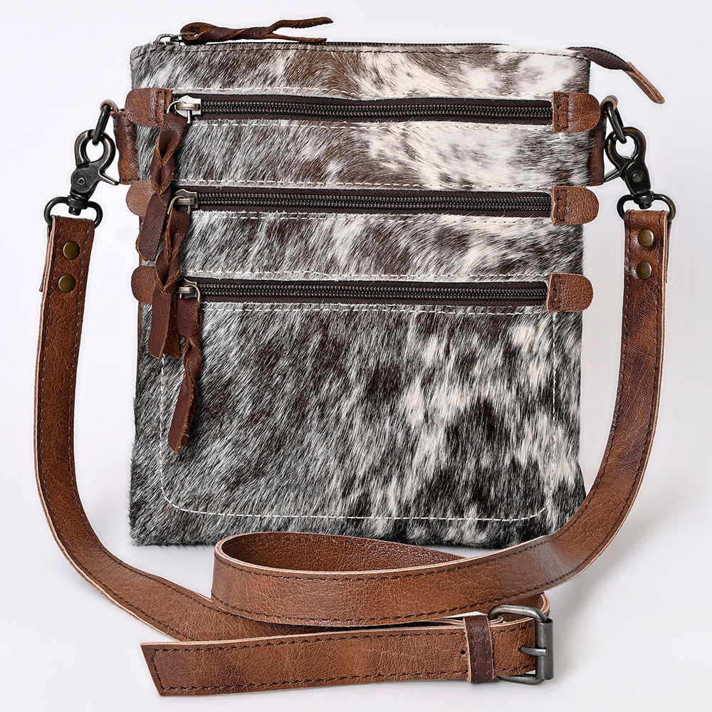 American Darling ADBG630 Crossbody Hair-On Genuine Leather Women Bag Western Handbag Purse