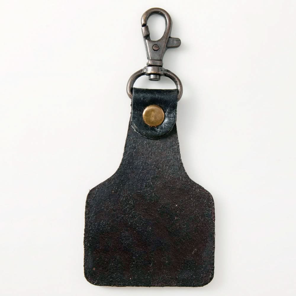 American Darling ADKR213 Hand Tooled Carved Genuine Leather Keyring