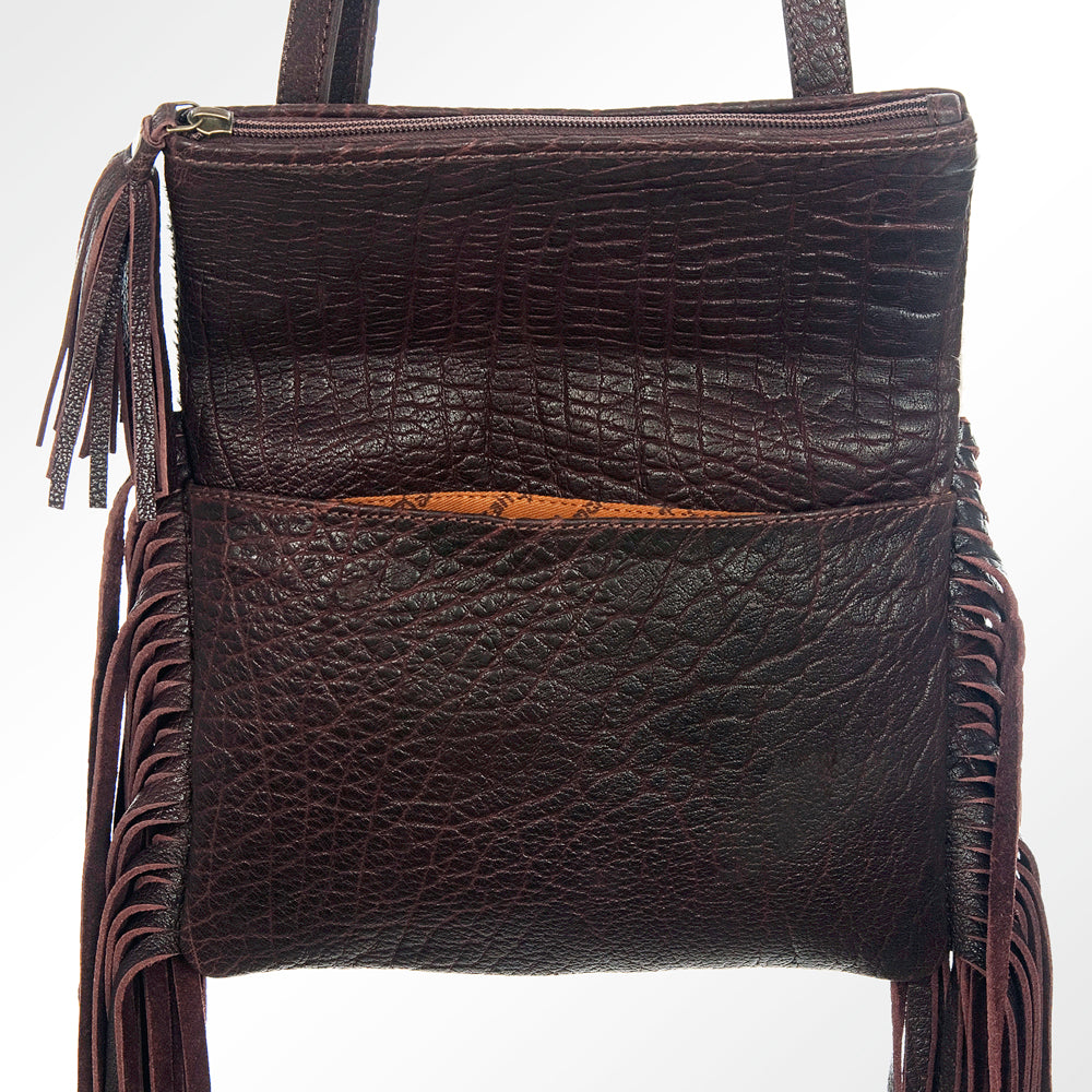 American Darling ADBGZ331 Crossbody Hair-On Genuine Leather Women Bag Western Handbag Purse